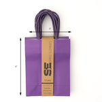 Small Gift Bags - Purple - Events and Crafts-Celebra
