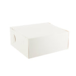 Cake & Pastry Box - 10"W x 10"L x 4"H - Set of 100 - White - Events and Crafts-Dulcet Delights