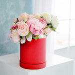 Nested Floral Boxes 3pc/set -Red - Events and Crafts-Simply Elegant