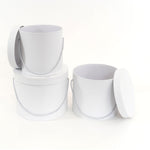 Nested Floral Boxes 3pc/set - White - Events and Crafts-Simply Elegant