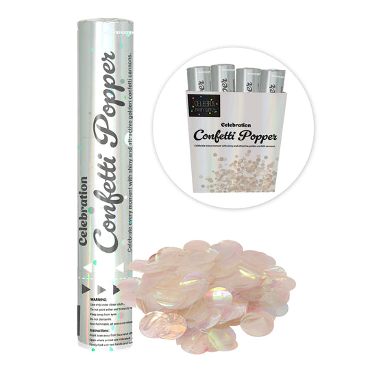 Celebration Confetti Poppers - Iridescent