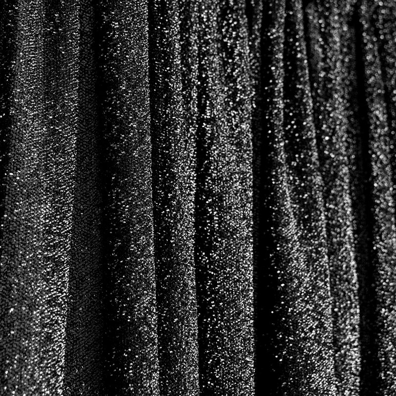 Metallic Spandex Backdrop 20ft x 10ft - Black