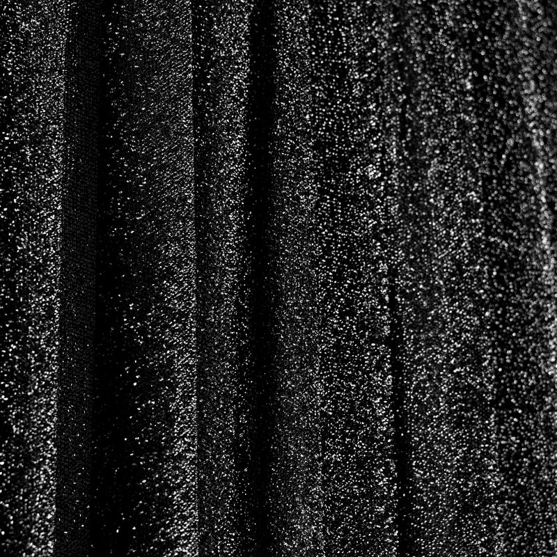 Metallic Spandex Backdrop 20ft x 10ft - Black