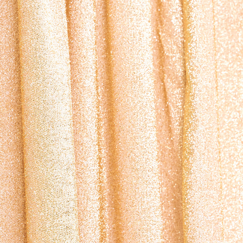 Metallic Spandex Backdrop 20ft x 10ft - Champagne