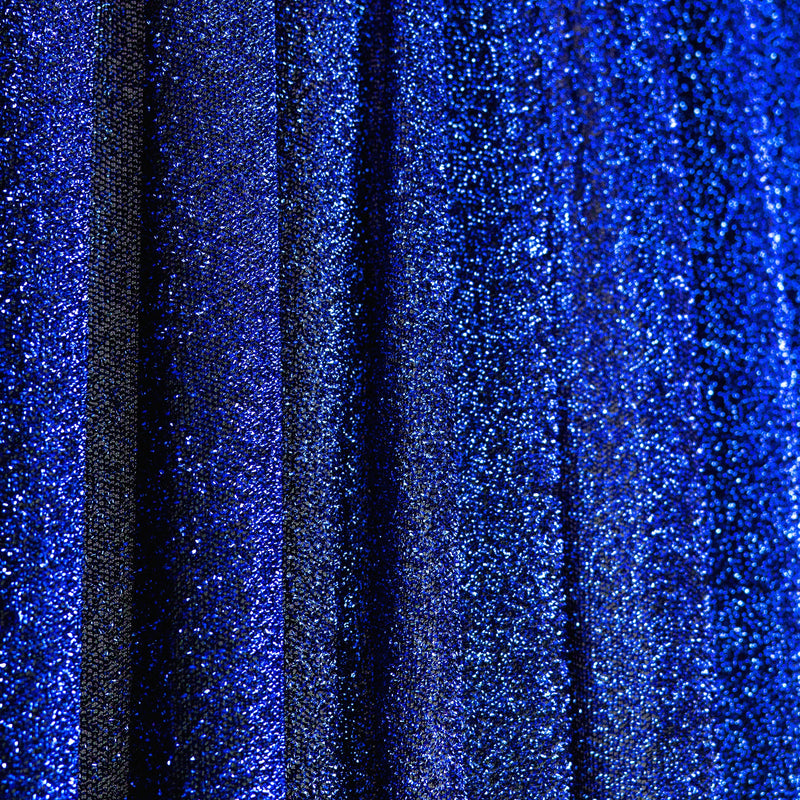 Metallic Spandex Backdrop 20ft x 10ft - Royal Blue