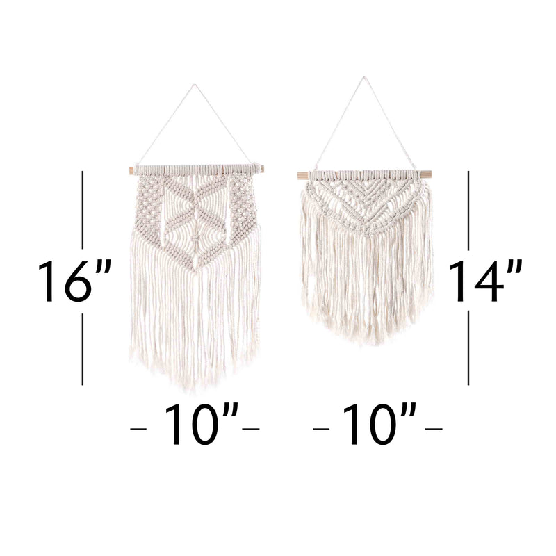 Macrame Zoe Wall Decor 2 Piece Set