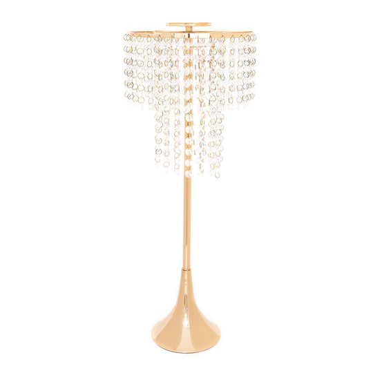 Crystal Drop Centerpieces 24.75" - Gold