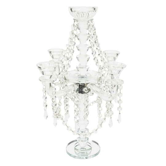 Crystal Table Centerpiece 18.5"