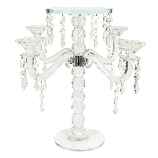 Crystal Floral Candelabra