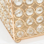 Crystal Money Box 13.5" - Gold