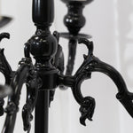 Candelabra 5 Arm Pillar Candle Holder 60½" - Black