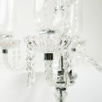 Crystal Candelabra 5 arm Glass Hurricane Globes 44.5"