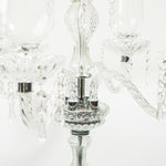 Crystal Candelabra 5 arm Glass Hurricane Globes 44.5"