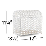 Crystal Envelope Box - Silver