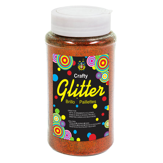 Fine Craft Glitter 1 LB Bottle - Orange