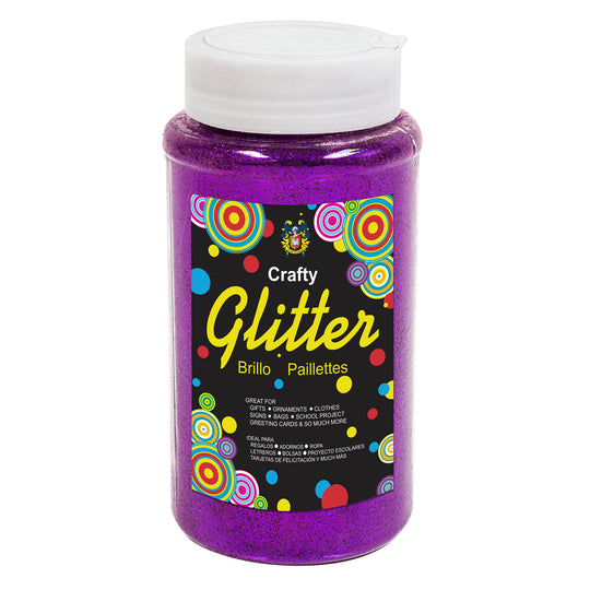 Fine Craft Glitter 1 LB Bottle - Purple