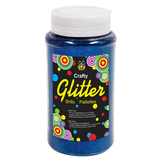 Fine Craft Glitter 1 LB Bottle - Royal Blue