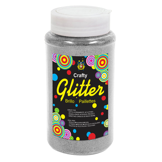 Fine Craft Glitter 1 LB Bottle - Silver