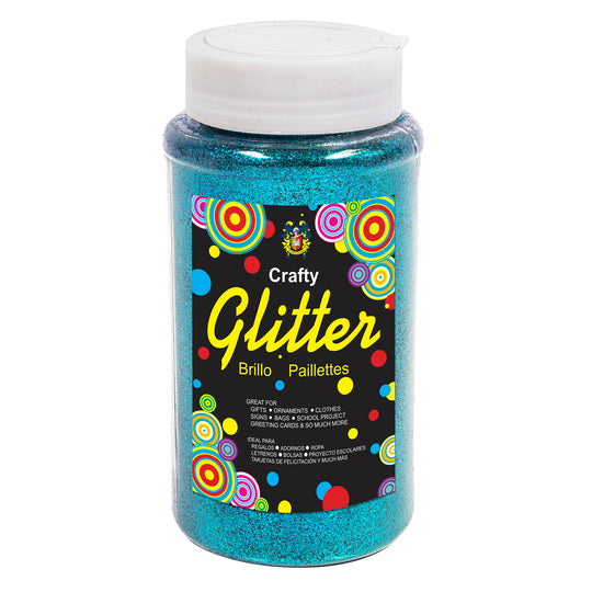 Fine Craft Glitter 1 LB Bottle - Turquoise