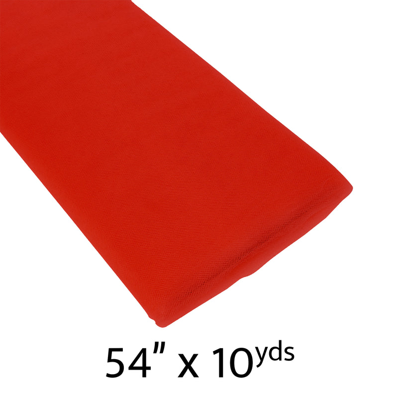 Tulle Bolt 54" x 10 Yards - Red