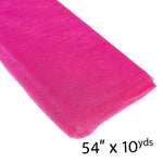 Glitter Tulle Bolt 54" x 10 yards - Fuchsia