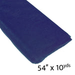 Glitter Tulle Bolt 54" x 10 yards - Royal Blue