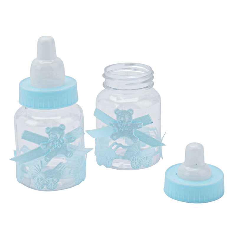 12" Baby Bottle Filled with Baby Bottle Favors - Blue