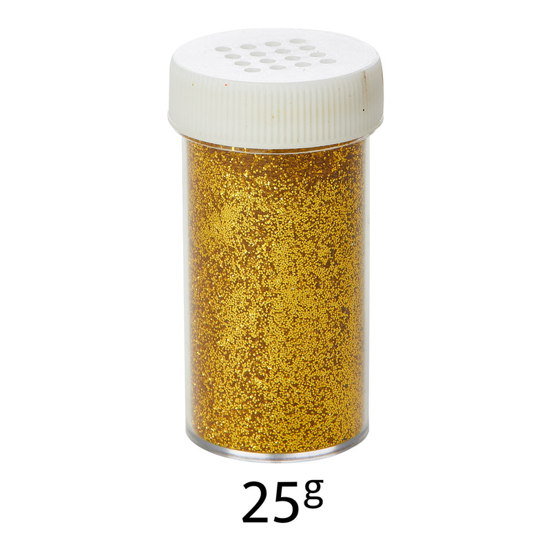 Craft Glitter Shaker Bottle - Pack of 12 - Gold