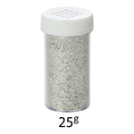 Craft Glitter Shaker Bottle - Pack of 12 - Silver