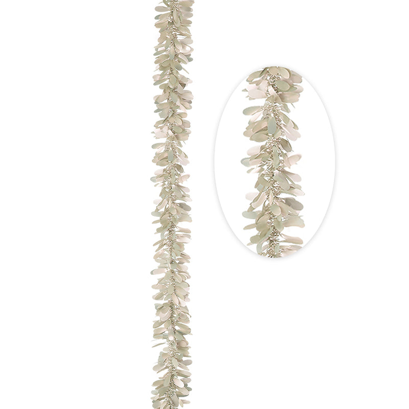 Matte Tinsel Party Garland 8ft - Champagne