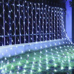 LED Net Lights 240 LEDs 9.8ft x 6.6ft - White