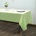 Rectangle Plastic Table Cover 54" x 108" Pack of 12 - Apple Green