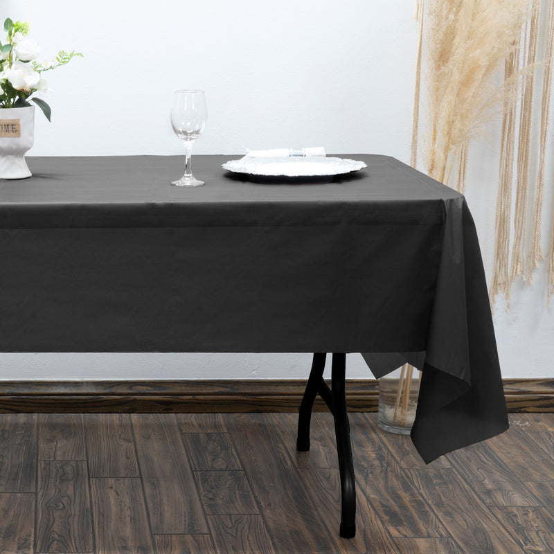 Plastic Table Cover Roll 40" x 100ft - Black