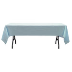 Rectangle Plastic Table Cover 54" x 108" Pack of 12 - Blue