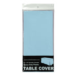 Rectangle Plastic Table Cover 54" x 108" Pack of 12 - Blue