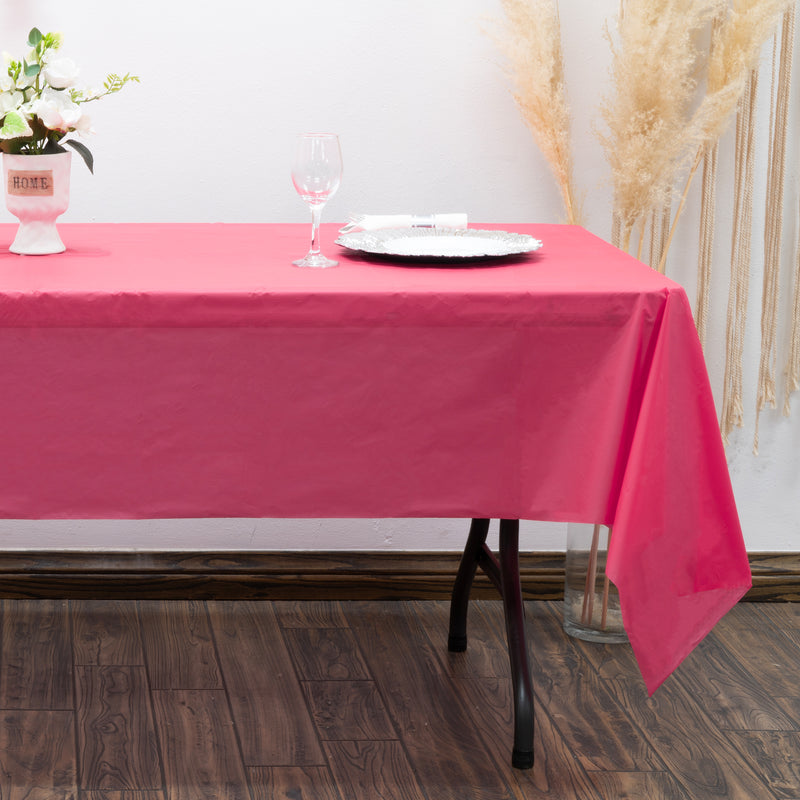 Plastic Table Cover Roll 40" x 100ft - Fuchsia