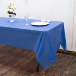 Rectangle Plastic Table Cover 54" x 108" Pack of 12 - Royal Blue