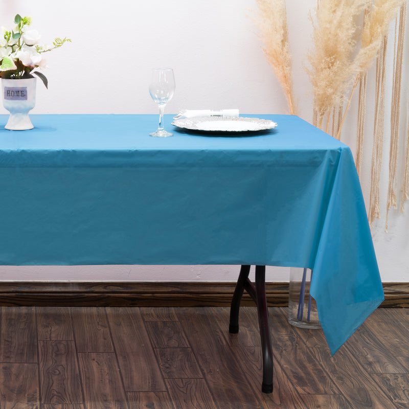 Plastic Table Cover Roll 40" x 100ft - Turquoise