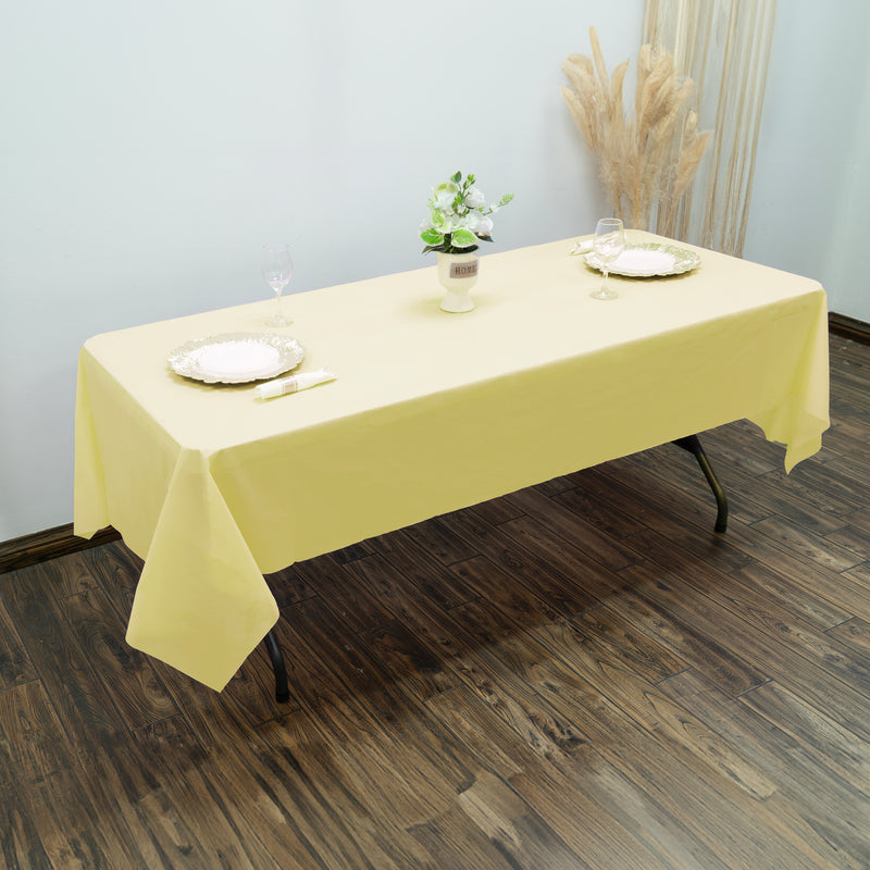 Plastic Table Cover Roll 40" x 100ft - Yellow