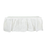 Plastic Table Skirt  29" x 14ft - Pack of 12 - White