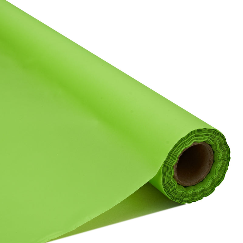 Plastic Table Cover Roll 40" x 100ft - Apple Green