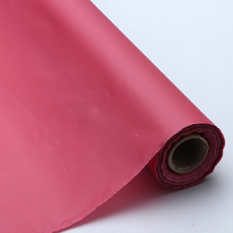 Plastic Table Cover Roll 40" x 100ft - Burgundy