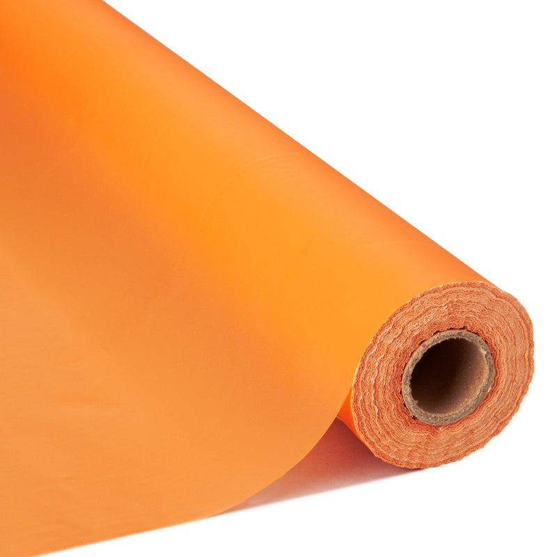 Plastic Table Cover Roll 40" x 100ft - Orange