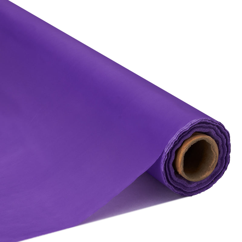 Plastic Table Cover Roll 40" x 100ft - Purple