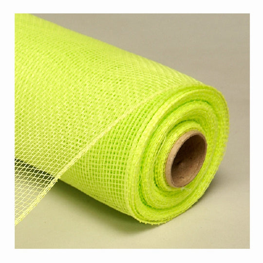 Decorative Poly Mesh Roll 21" x 10yd - Apple Green
