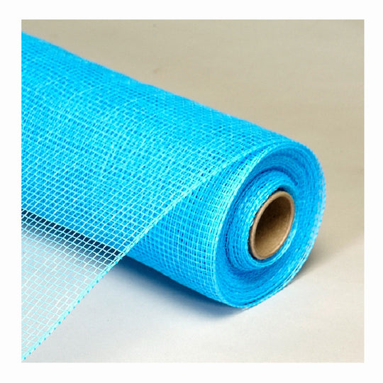 Decorative Poly Mesh Roll 21" x 10yd - Blue