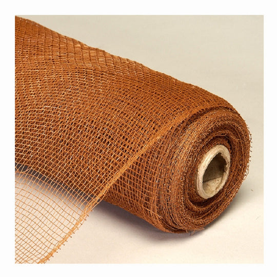 Decorative Poly Mesh Roll 21" x 10yd - Brown
