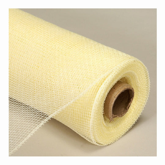 Decorative Poly Mesh Roll 21" x 10yd - Ivory