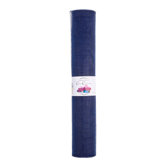 Decorative Poly Mesh Roll 21" x 10yd - Navy