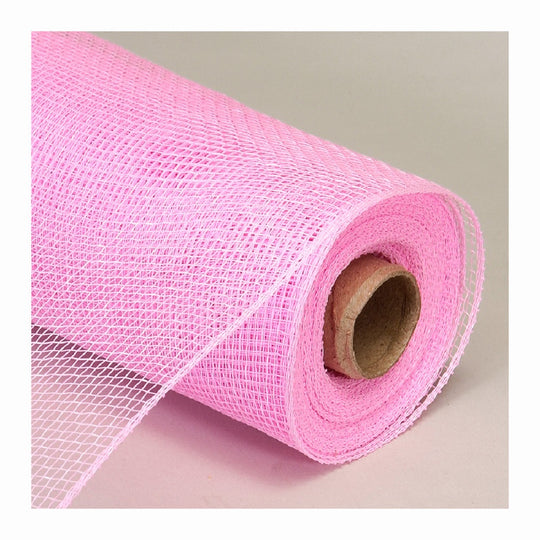 Decorative Poly Mesh Roll 21" x 10yd - Pink